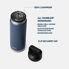 YETI x MLB™ Fandom Collection Pinstripe Pride Rambler® 26 oz Water Bottle